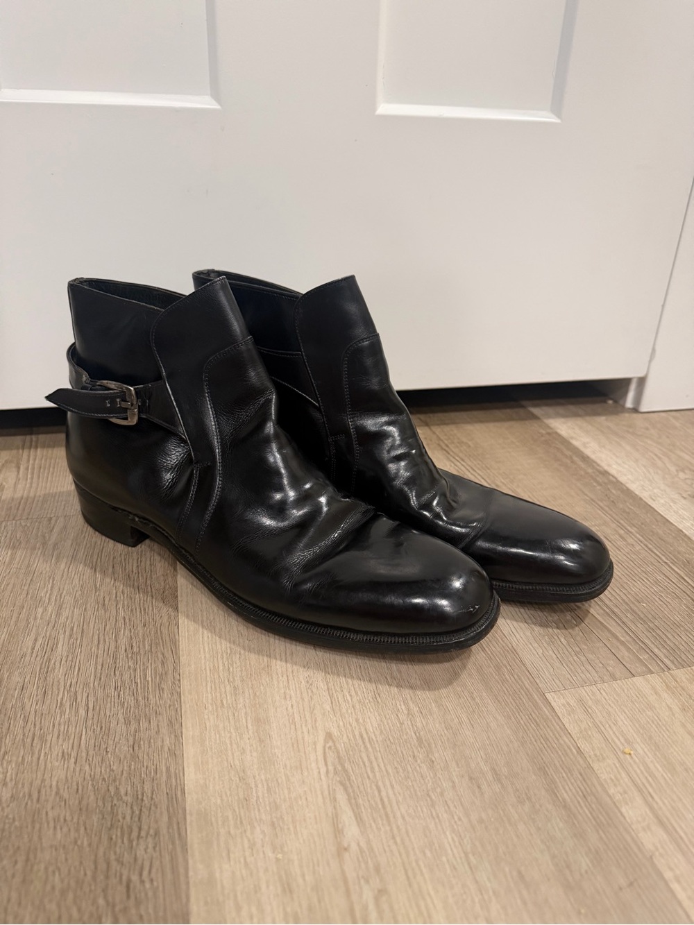 Vintage Johnston Murphy Aristocraft Black Jodhpur Boots Men’s Size 12 AAA